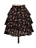 Zara Floral Black Casual Skirt Size XS - photo 2