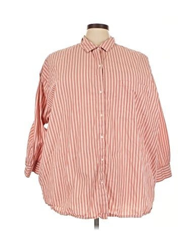 Old Navy 3/4 Sleeve Button-Down Shirt (view 1)