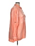 Seven7 100% Rayon Color Block Orange Long Sleeve Button-Down Shirt Size XL - photo 4