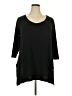 August Silk Black 3/4 Sleeve T-Shirt Size 2X - photo 1
