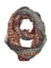 GMA Accessories 100% Polyester Paisley Teal Brown Scarf One size - photo 1