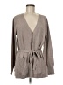 Splendid Tan Gray Cardigan Size M - photo 1