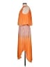 Ramy Brook 100% Polyester Orange Cocktail Dress Size L - photo 5