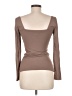 Babaton Brown Long Sleeve Top Size M - photo 2