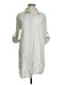Easel 100% Tencel Gray 3/4 Sleeve Button-Down Shirt Size S - photo 1