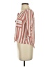 Monteau Stripes Pink 3/4 Sleeve Blouse Size S (petite) - photo 5