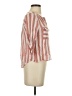 Monteau Stripes Pink 3/4 Sleeve Blouse Size S (petite) - photo 4