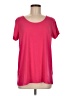 Susan Graver Pink Short Sleeve T-Shirt Size M - photo 1