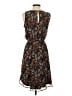 Collective Concepts 100% Polyester Paisley Brown Casual Dress Size XS - photo 2