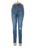 Kensie Solid Blue Jeans Size 10 - photo 1