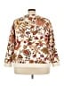 Talbots 100% Cotton Paisley Ivory Sweatshirt Size 3X - photo 2
