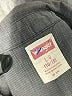 Wrangler Jeans Co Chevron-herringbone Gray Long Sleeve Button-Down Shirt Size 10 - 12 - photo 3