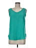 Soprano 100% Polyester Teal Tank Top Size M - photo 1