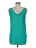 Soprano 100% Polyester Teal Tank Top Size M - photo 2