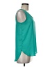 Soprano 100% Polyester Teal Tank Top Size M - photo 4