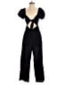 Rewind Solid Black Jumpsuit Size M - photo 1