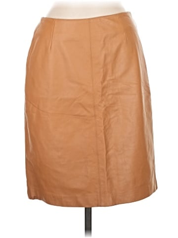 Lord & Taylor Leather Skirt (view 1)