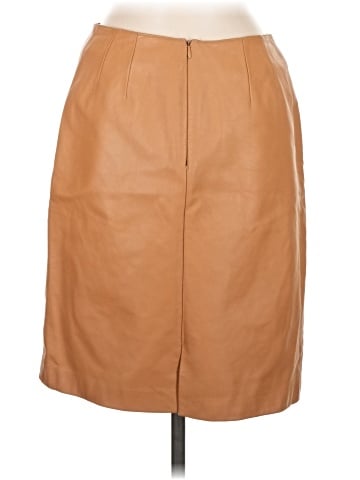 Lord & Taylor Leather Skirt (view 2)
