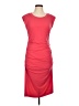 Nicole Miller Solid Red Cocktail Dress Size L - photo 1