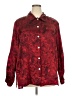 Notations Paisley Burgundy Long Sleeve Button-Down Shirt Size 24 - photo 1