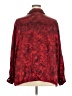 Notations Paisley Burgundy Long Sleeve Button-Down Shirt Size 24 - photo 2