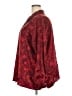 Notations Paisley Burgundy Long Sleeve Button-Down Shirt Size 24 - photo 5