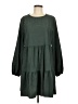 Shein 100% Polyester Solid Green Casual Dress Size L - photo 1