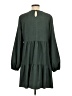 Shein 100% Polyester Solid Green Casual Dress Size L - photo 2