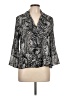 Sunny Leigh 100% Polyester Paisley Gray 3/4 Sleeve Blouse Size L (petite) - photo 1