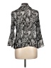 Sunny Leigh 100% Polyester Paisley Gray 3/4 Sleeve Blouse Size L (petite) - photo 2