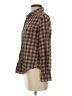 BDG 100% Cotton Plaid Brown Long Sleeve Button-Down Shirt Size S - photo 5