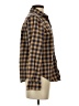 BDG 100% Cotton Plaid Brown Long Sleeve Button-Down Shirt Size S - photo 4