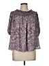 Ann Taylor LOFT 100% Polyester Purple 3/4 Sleeve Blouse Size S - photo 1