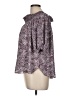 Ann Taylor LOFT 100% Polyester Purple 3/4 Sleeve Blouse Size S - photo 5