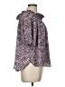 Ann Taylor LOFT 100% Polyester Purple 3/4 Sleeve Blouse Size S - photo 4