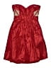 MARCHESA notte 100% Polyester Red Cocktail Dress Size 4 - photo 2