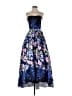 Betsy & Adam 100% Polyester Blue Cocktail Dress Size 2 - photo 1