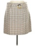 Miss Selfridge 100% Polyester Plaid Tan Casual Skirt Size 8 - photo 1