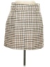 Miss Selfridge 100% Polyester Plaid Tan Casual Skirt Size 8 - photo 2