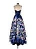 Betsy & Adam 100% Polyester Blue Cocktail Dress Size 2 - photo 2