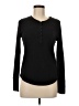 Gap Black Long Sleeve Henley Size M - photo 1