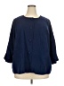Avenue 100% Polyester Blue Blazer Size 26 - 28 Plus - photo 1