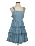Assorted Brands 100% Rayon Blue Casual Dress Size S - photo 1