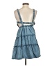 Assorted Brands 100% Rayon Blue Casual Dress Size S - photo 2