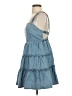 Assorted Brands 100% Rayon Blue Casual Dress Size S - photo 5