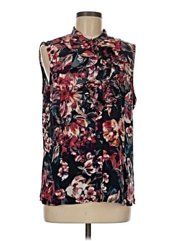 Tahari by ASL Sleeveless Blouse (view 1)