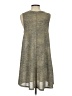Audrey 3+1 Metallic Gray Casual Dress Size S - photo 2