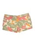 Mossimo Supply Co. 100% Cotton Floral Green Khaki Shorts Size 11 - photo 1