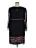 Max Studio 100% Polyester Black Casual Dress Size XL - photo 2