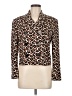 Diane von Furstenberg Animal Print Brown Blazer Size M - photo 1